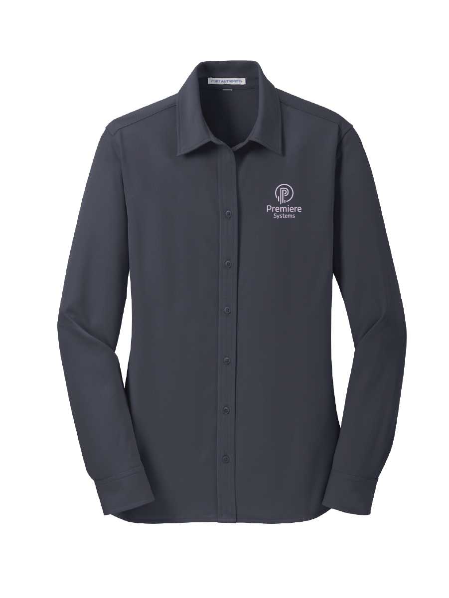 Port Authority® Women’s Dimension Knit Dress Shirt