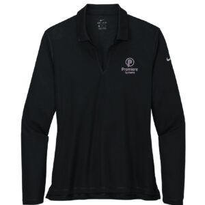 Women’s Nike Dri-FIT micro Pique 2.0 Long Sleeve Polo